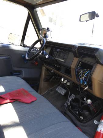 mud truck interior